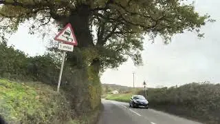 10 Minutes Relaxed Driving- Autumn 🍂 On The Countryside mindful drive-