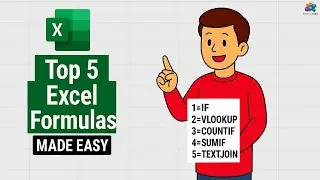 Top 5 Excel Formulas You Must Know (With Real Examples!)
