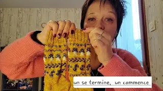 Encours fini, nouveau projet et teinture de la semaine #tricot 