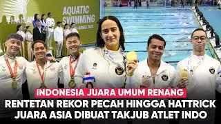 Atlit indo Avatar Pengendali Air! 3 Rekor Pecah Hingga Hattrick Emas, Renang Indo Tiba² Naik Level