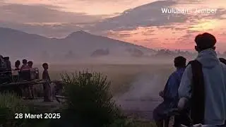 Suasana pagi hari ramadhan di kampung, kecamatan wuluhan kabupaten jember , @RadarJemberDigital