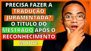 MUST UNIVERSITY? Tradu&ccedil;&atilde;o Juramentas? Precisa Fazer TRADU&Ccedil;&Atilde;O JURAMENTADA Para RECONHECER O DIPLOMA?
