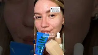 popular skin tints on large pores✨ #skintint