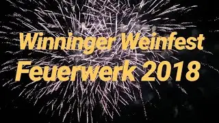 Winninger Weinfest Feuerwerk 2018