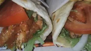 Домашний фаст фуд  Ролл с курицей.