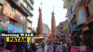 [4K🇳🇵] Walking in PATAN - Amazing Historical Area of LALITPUR City in NEPAL May 2022