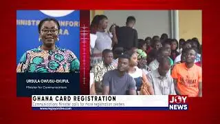 Ghana Card registration: Communications Minister calls for more registration centers