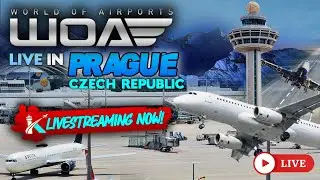 Managing Prague Airport Live ✈️ World of Airports Gameplay