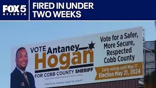 Wanted ex-Cobb sheriff candidate was fired, records show | FOX 5 News