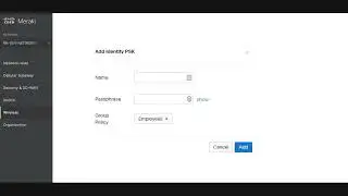 IPSK Authentication Without RADIUS - Tutorial