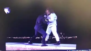 Hulk Hogan throws The Giant off building!!!
