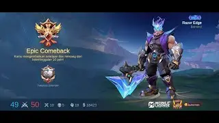 Match 27 Balmond Push Rank MLBB season 39, asli lawan pada emosi 😂🤣