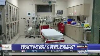 Regional Hospital moving from Level II to Level III trauma center