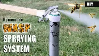 How to make a Wasp Spraying System | DIY Anti-pest tool