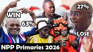 Break, Mark My Words: Kennedy Agyapong WINS NPP Primaries 2026, by 63% and Bawumia will Lose By 27%.