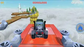 Level 76 II Mountain climb stunt game