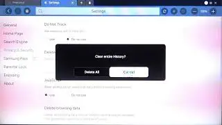 Как очистить кэш/файлы cookie веб-браузера на Samsung The Frame