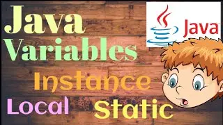 Local, Static and Instance variable in Java | Learn Coding |variables in Java | Java Tutorial #java