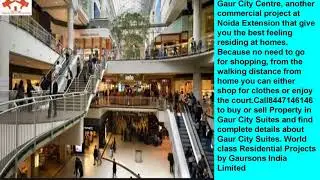 Commercial shops in Gaur City
