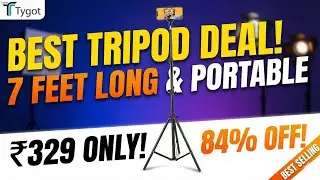 Sirf ₹329 Mein! 😱 7 Feet Lamba Tripod? (Loot Lo!)