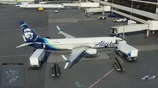 X-Plane 12: Anchorage (PANC) to Nome (PAOM) in Zibo 737-800NG - ATC by Say Intentions