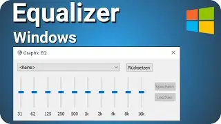 Windows Equalizer einstellen