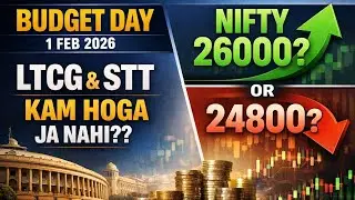 Nifty Bank Nifty 1 Feb 2026 | Budget Day Trades + Breaking SEC vs Adani Fraud Case