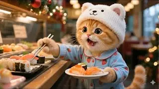Cat mama eating video 😻 English eating video 💖 baby Love in cat videos 😀 vairal Cat ai video 