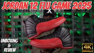 JORDAN 12 FLU GAME 2025 UNBOXING |  FLU GAME 12 | NBA ALL STAR 2025 | CT8013-002