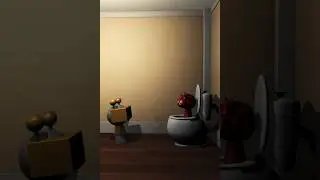 Sprunky is afraid of the dark#animation #scaryteacher3d #funny #funnymoments #ronaldo #sprunki