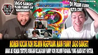 KOH DELWIN PRANK ANAK-ANAK AE! HIJUME DKK KAGET FANNY KOH DELWIN BISA JAGO BANGET⁉️