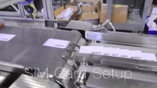 Card-Line Production System For Product Feeding, Printing, Gluing, Card Tipping