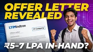 LTIMindtree Offer Letter REVEALED! 🔥 Freshers In-Hand Salary ₹5-7 LPA Breakdown (2026 Batch)