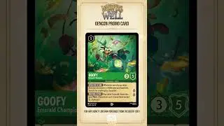 ✨GENCON DISNEY LORCANA PROMO CARD - GOOFY, EMERALD CHAMPION - SET 10 - WHISPERS IN THE WELL #lorcana