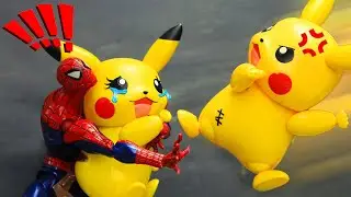 OPILA BIRD Robbery vs Spider Man Pikachu POKEMON | Poke Fes