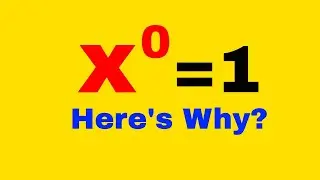 Here is why a number to the zero power is always equal to one!
