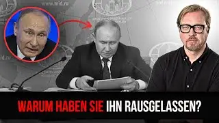 ⚡ BLAMAGE DES KREMLS: Putin las m&uuml;hsam vom Zettel. Den Botschaftern war es peinlich zuzusehen.