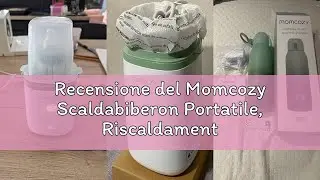 Recensione del Momcozy Scaldabiberon Portatile, Riscaldamento Rapido e Lunga Durata della Batteria,