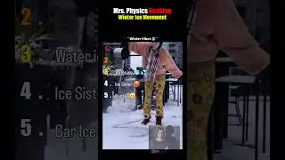 Ice Winter Movement Top 5 Ranking | Mrs Physics #funny #memes #shorts #shortsfeed #art #duet #ranked