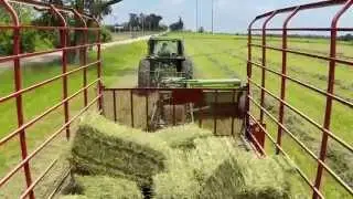 Square Bale Launching at Rolling Oaks Farm on 6-3-2015