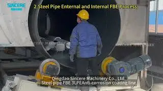 FBE 3LPE Steel Pipe Coating Line/Steel Pipe Anticorrosion Production Line