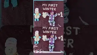 My first winter 🥰😍 #cutebaby
