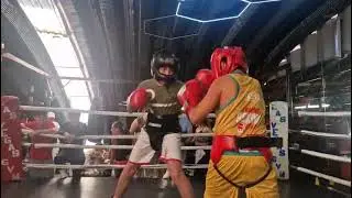 Gibran luciendo bien en nuestro primer sparring de el año y juntos. 