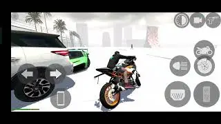 Indian bike driving game 3D City converts in snow City