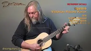 2016 Bourgeois Victorian Piccolo Parlor, Brazilian Rosewood & Adirondack Spruce