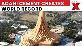 Adani Cement Sets World Record with Largest Temple Raft Casting Ever Completed | NewsX