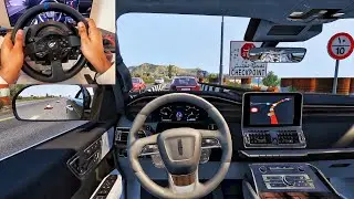 Smooth Luxury Drive With Lincoln Navigator Through Narrow Lebanon Roads - Euro Truck Simulator 2