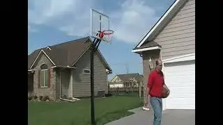 First Team Champ In Ground Adjustable Basketball Goal
