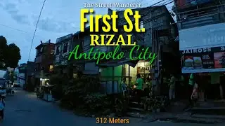Nightfall Visit to FIRST Street in Antipolo City in Rizal, Philippines (312m)