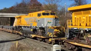 NS 056 with Export GE Locomotives for Mozambique